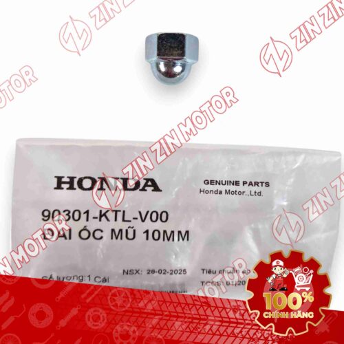 Alternative view of ĐAI ỐC 10MM BẮT PHUỘC SAU WAVE RSX 2019 2020 2021 2022 2023 , WAVE ALPHA 2017 - 2023 2024 - 2025, WAVE BLADE 110 90301KTLV00 CHÍNH HÃNG