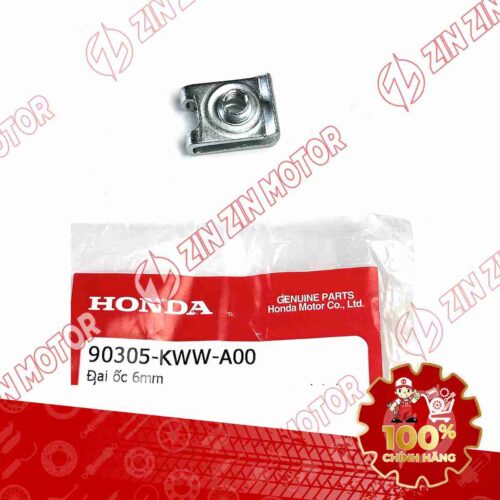 Alternative view of ĐAI ỐC KẸP 6MM BẮT DÈ TRƯỚC WAVE ALPHA 2017 - 2023 2024 - 2025 90305KWWA00 CHÍNH HÃNG