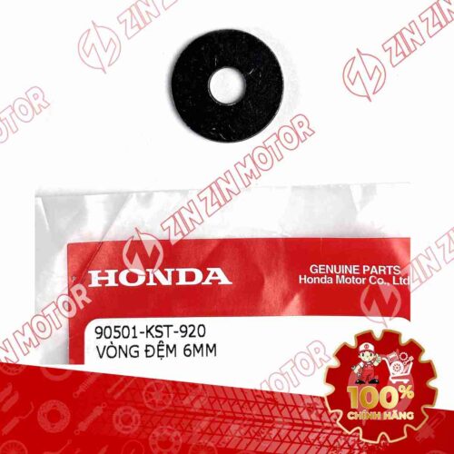 LÔNG ĐỀN 6MM BẮT LƯỜN GIỮA ỐP TRUNG TÂM WAVE RSX 2019 2020 2021 2022 2023 , WAVE ALPHA 2017 - 2023 2024 - 2025, WAVE BLADE 110 90501KST920 CHÍNH HÃNG