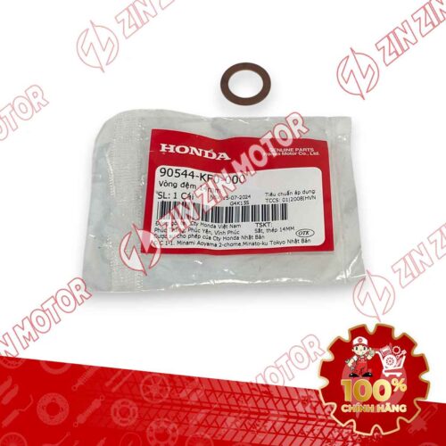 LÔNG ĐỀN 14MM ỐC TĂNG SÊN, XÍCH CAM WAVE RSX 2019 2020 2021 2022 2023 , WAVE ALPHA 2017 - 2023 2024 - 2025, WAVE BLADE 110 90544KF0000 CHÍNH HÃNG