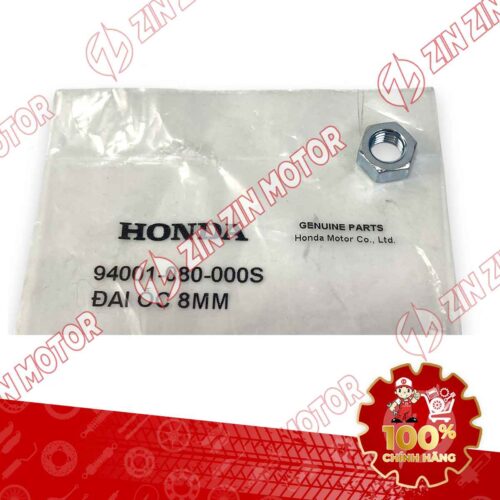 ĐAI ỐC 8MM CẦN HÃM BÁT PHANH SAU WAVE RSX 2019 2020 2021 2022 2023 , WAVE ALPHA 2017 - 2023 2024 - 2025, WAVE BLADE 110 94001080000S CHÍNH HÃNG
