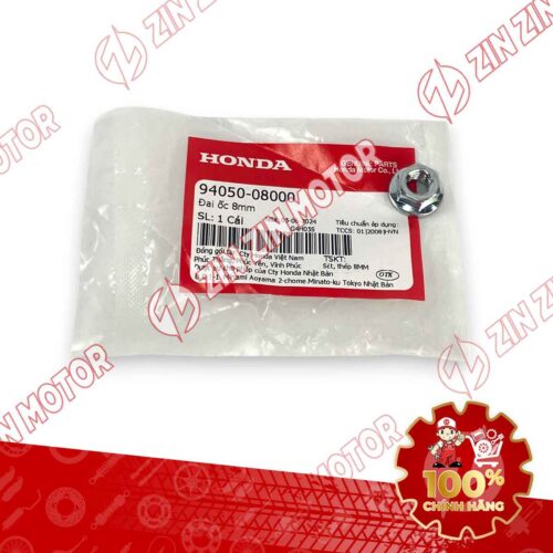 ĐAI ỐC 8MM BẮT PÔ, ỐNG XẢ WAVE RSX 2019 2020 2021 2022 2023 , WAVE ALPHA 2017 - 2023 2024 - 2025, WAVE BLADE 110 9405008000 CHÍNH HÃNG