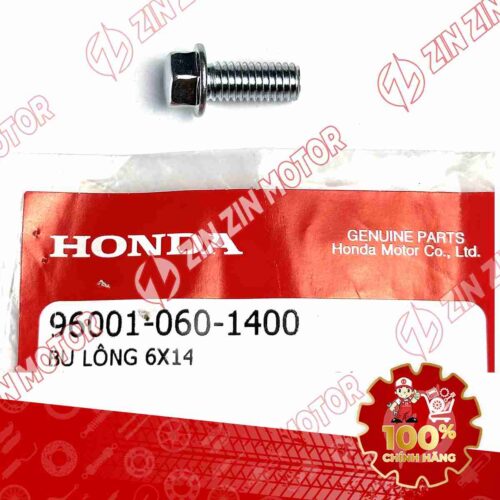Alternative view of ỐC, BU LÔNG 6X14MM BẮT DÈ B WAVE RSX 2019 2020 2021 2022 2023 , WAVE ALPHA 2017 - 2023 2024 - 2025, WAVE BLADE 110 960010601400 CHÍNH HÃNG