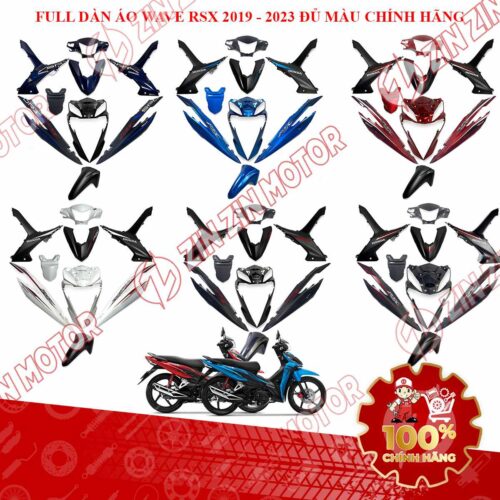 DÀN ÁO XE WAVE RSX 110 FI 2019 2020 2021 2022 2023 CHÍNH HÃNG