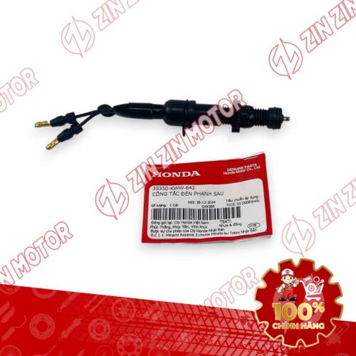 DÂY STOP, CÔNG TẮC ĐÈN PHANH THẮNG SAU WAVE ALPHA 2017 - 2023 2024 - 2025, WAVE BLADE 110 35350KWW642 CHÍNH HÃNG