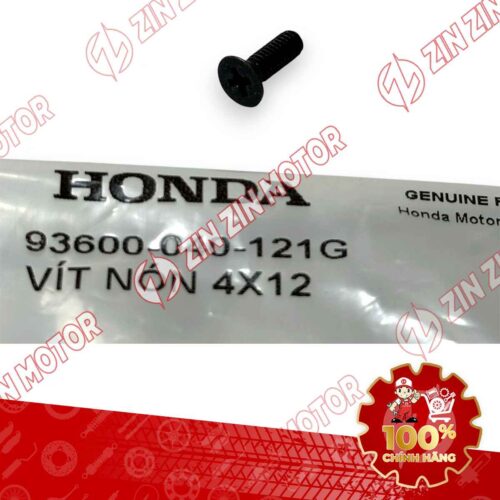 VÍT 4X12MM BẮT NẮP BÌNH DẦU PHANH THẮNG WAVE RSX 2019 2020 2021 2022 2023, WAVE BLADE 110 93600040121G CHÍNH HÃNG