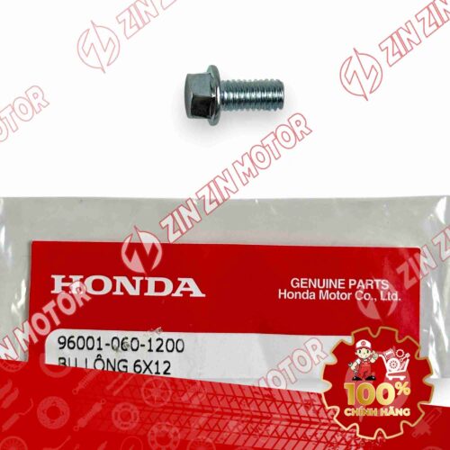 Alternative view of ỐC, BU LÔNG 6X12MM BẮT DÈ TRƯỚC WAVE RSX 2019 2020 2021 2022 2023 , WAVE ALPHA 2017 - 2023 2024 - 2025 960010601200 CHÍNH HÃNG Copy