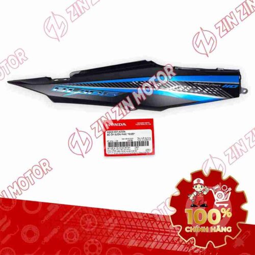 ỐP SƯỜN WAVE BLADE 110 ĐEN XANH 2017 BẢN THỂ THAO BÊN PHẢI 64600K57A20ZA CHÍNH HÃNG