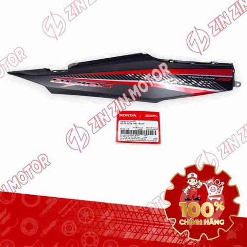 ỐP SƯỜN WAVE BLADE 110 ĐEN ĐỎ 2017 BẢN THỂ THAO BÊN PHẢI 64600K57A20ZC CHÍNH HÃNG