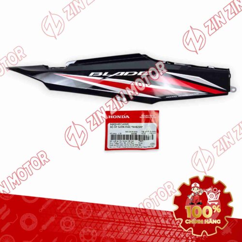 ỐP SƯỜN WAVE BLADE 110 ĐEN ĐỎ 2018 BẢN TIÊU CHUẨN BÊN PHẢI 64600K57A30ZC CHÍNH HÃNG