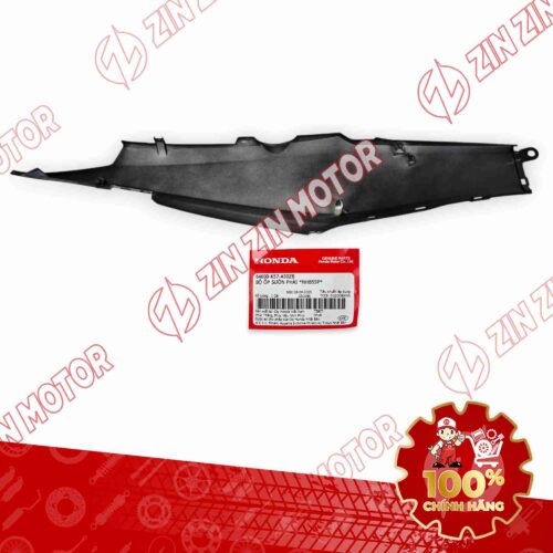 Alternative view of ỐP SƯỜN WAVE BLADE 110 ĐEN TRẮNG 2018 BẢN THỂ THAO BÊN PHẢI 64600K57A50ZB CHÍNH HÃNG