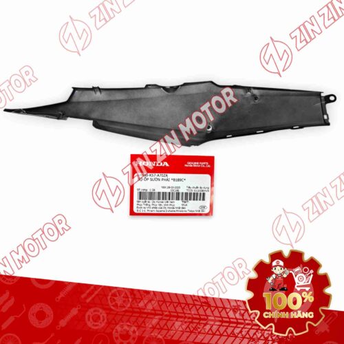 Alternative view of ỐP SƯỜN WAVE BLADE 110 XANH ĐEN 2019-2020 BẢN TIÊU CHUẨN BÊN PHẢI 64600K57A70ZA CHÍNH HÃNG