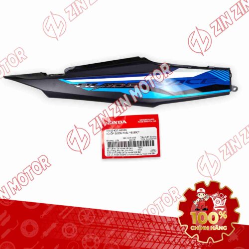ỐP SƯỜN WAVE BLADE 110 XANH ĐEN 2019-2020 BẢN THỂ THAO BÊN PHẢI 64600K57A90ZA CHÍNH HÃNG
