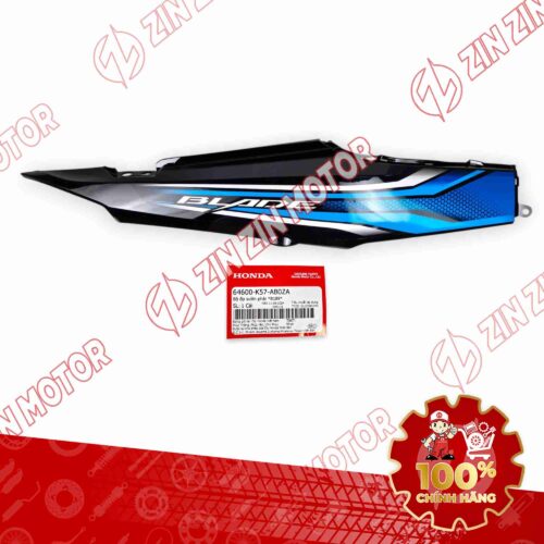 ỐP SƯỜN WAVE BLADE 110 XANH ĐEN 2021-2022 BẢN TIÊU CHUẨN BÊN PHẢI 64600K57AB0ZA CHÍNH HÃNG
