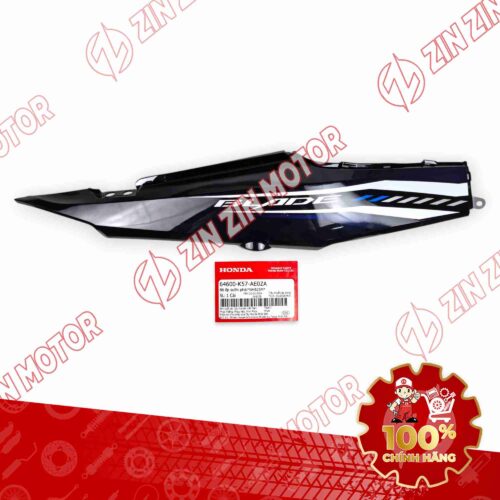 ỐP SƯỜN WAVE BLADE 110 ĐEN XANH 2023 BẢN TIÊU CHUẨN BÊN PHẢI 64600K57AE0ZA CHÍNH HÃNG