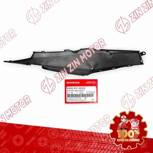 Alternative view of ỐP SƯỜN WAVE BLADE 110 ĐEN XANH 2023 BẢN TIÊU CHUẨN BÊN PHẢI 64600K57AE0ZA CHÍNH HÃNG