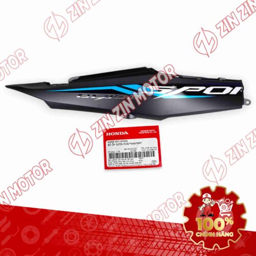 ỐP SƯỜN WAVE BLADE 110 ĐEN XANH 2023 BẢN THỂ THAO BÊN PHẢI 64600K57AF0ZA CHÍNH HÃNG
