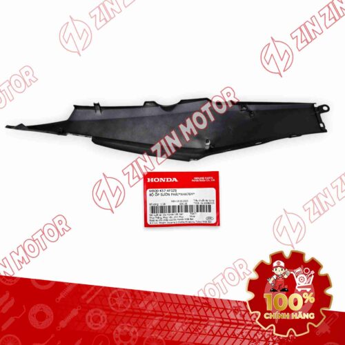 Alternative view of ỐP SƯỜN WAVE BLADE 110 ĐEN ĐỎ 2023 BẢN THỂ THAO BÊN PHẢI 64600K57AF0ZB CHÍNH HÃNG