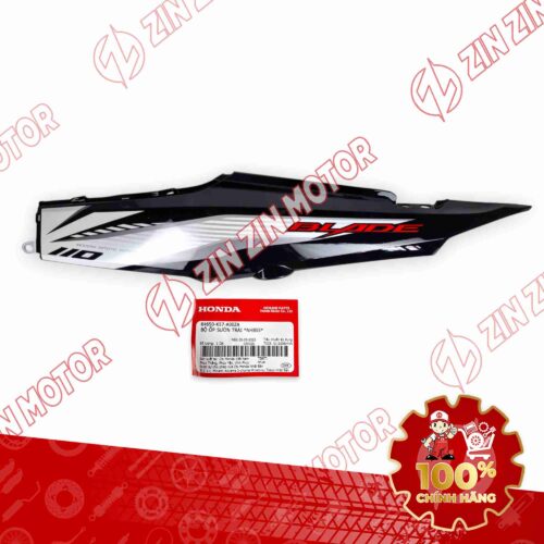ỐP SƯỜN WAVE BLADE 110 ĐEN TRẮNG 2017 BẢN TIÊU CHUẨN BÊN TRÁI 64650K57A00ZA CHÍNH HÃNG