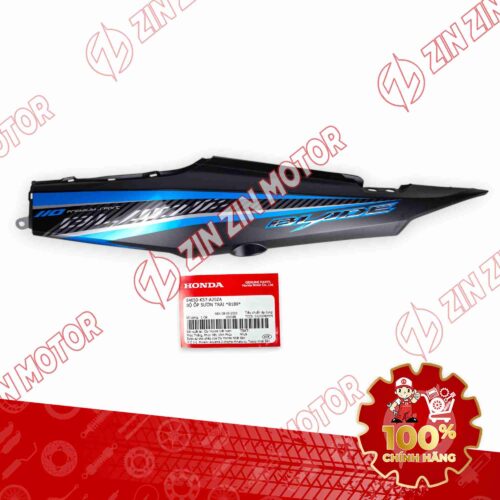 ỐP SƯỜN WAVE BLADE 110 ĐEN XANH 2017 BẢN THỂ THAO BÊN TRÁI 64650K57A20ZA CHÍNH HÃNG