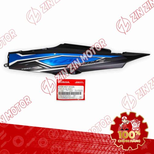 ỐP SƯỜN WAVE BLADE 110 ĐEN XANH 2018 BẢN THỂ THAO BÊN TRÁI 64650K57A50ZA CHÍNH HÃNG
