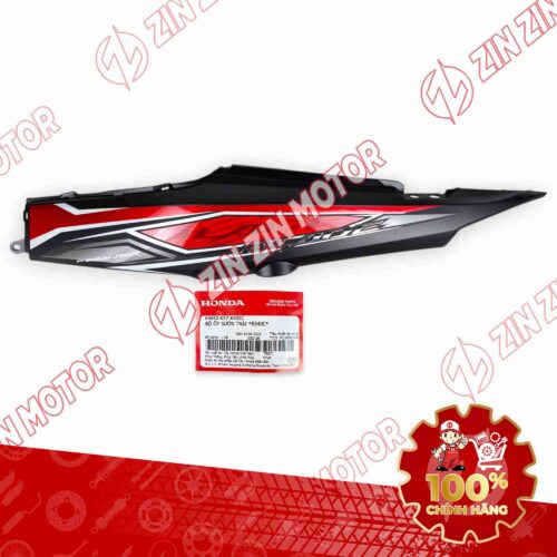 ỐP SƯỜN WAVE BLADE 110 ĐEN ĐỎ 2018 BẢN THỂ THAO BÊN TRÁI 64650K57A50ZC CHÍNH HÃNG
