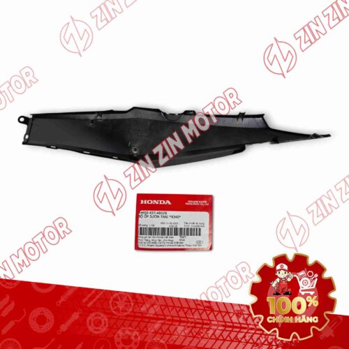 Alternative view of ỐP SƯỜN WAVE BLADE 110 ĐỎ ĐEN 2021-2022 BẢN TIÊU CHUẨN BÊN TRÁI 64650K57AB0ZB CHÍNH HÃNG