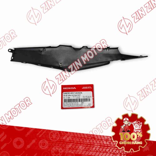 Alternative view of ỐP SƯỜN WAVE BLADE 110 ĐEN NHÁM 2023 BẢN ĐẶC BIỆT BÊN TRÁI 64650K57AD0ZA CHÍNH HÃNG