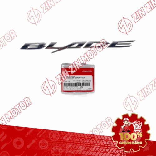 Alternative view of TEM CHỮ NỔI BLADE XE WAVE BLADE 110 2017 -2025 CHỮ NỔI CHROME 86649K57A20ZA CHÍNH HÃNG