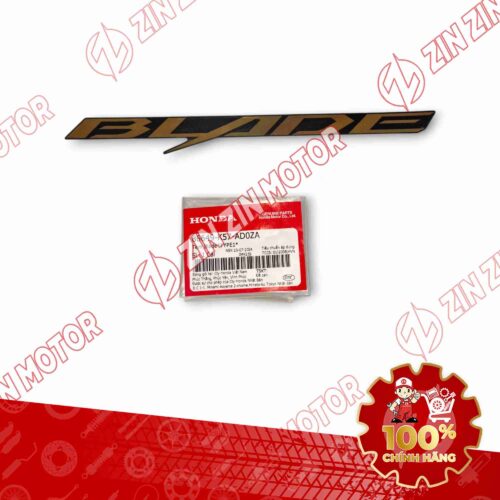 Alternative view of TEM CHỮ NỔI BLADE XE WAVE BLADE 110 2017 -2025 TEM GIẤY VÀNG ĐỒNG 86649K57AD0ZA CHÍNH HÃNG