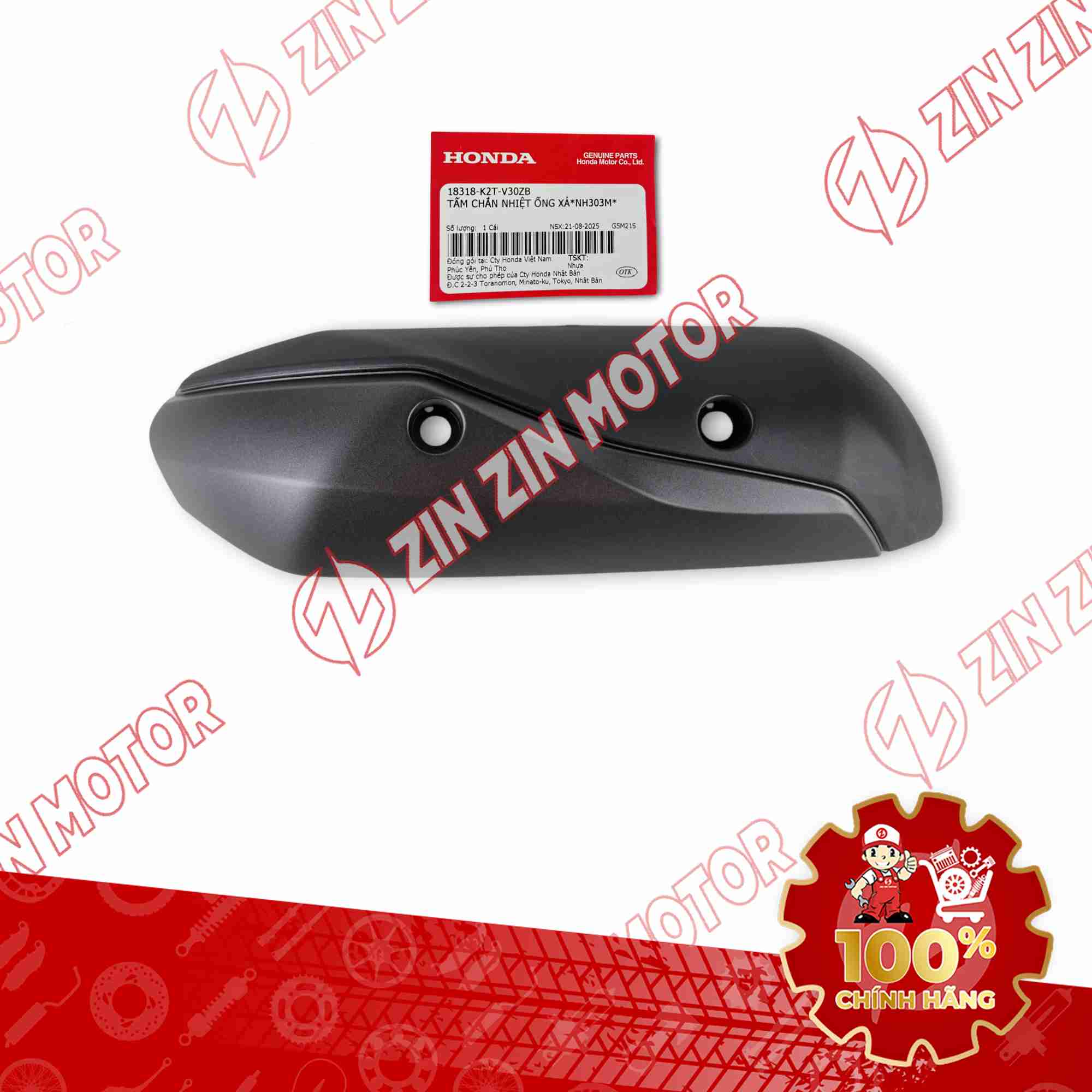 ỐP PÔ LEAD 125 2025 ĐEN 18318K2TV30ZB CHÍNH HÃNG