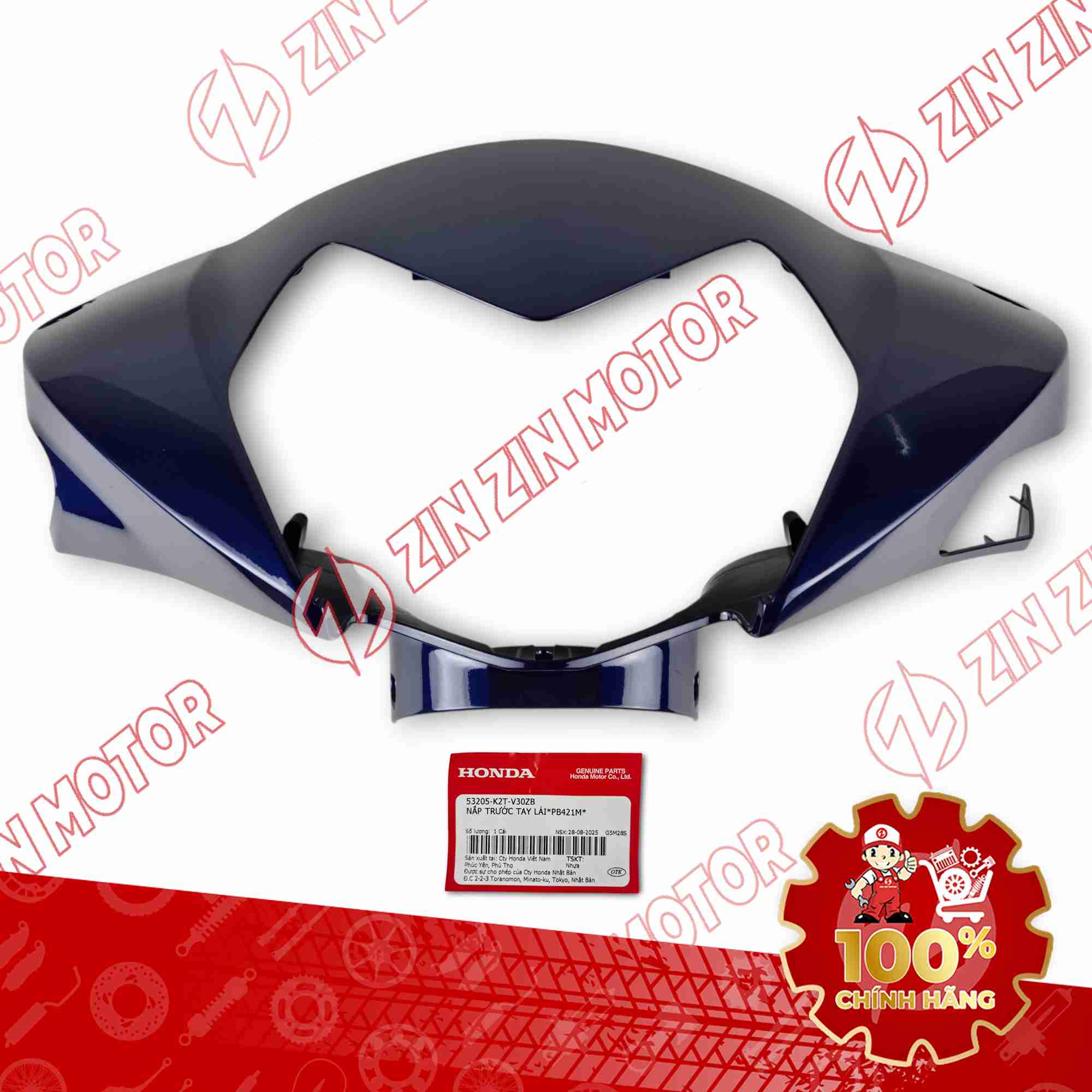 ỐP ĐẦU LEAD 125 2025 XANH DƯƠNG ĐẬM 53205K2TV30ZB CHÍNH HÃNG