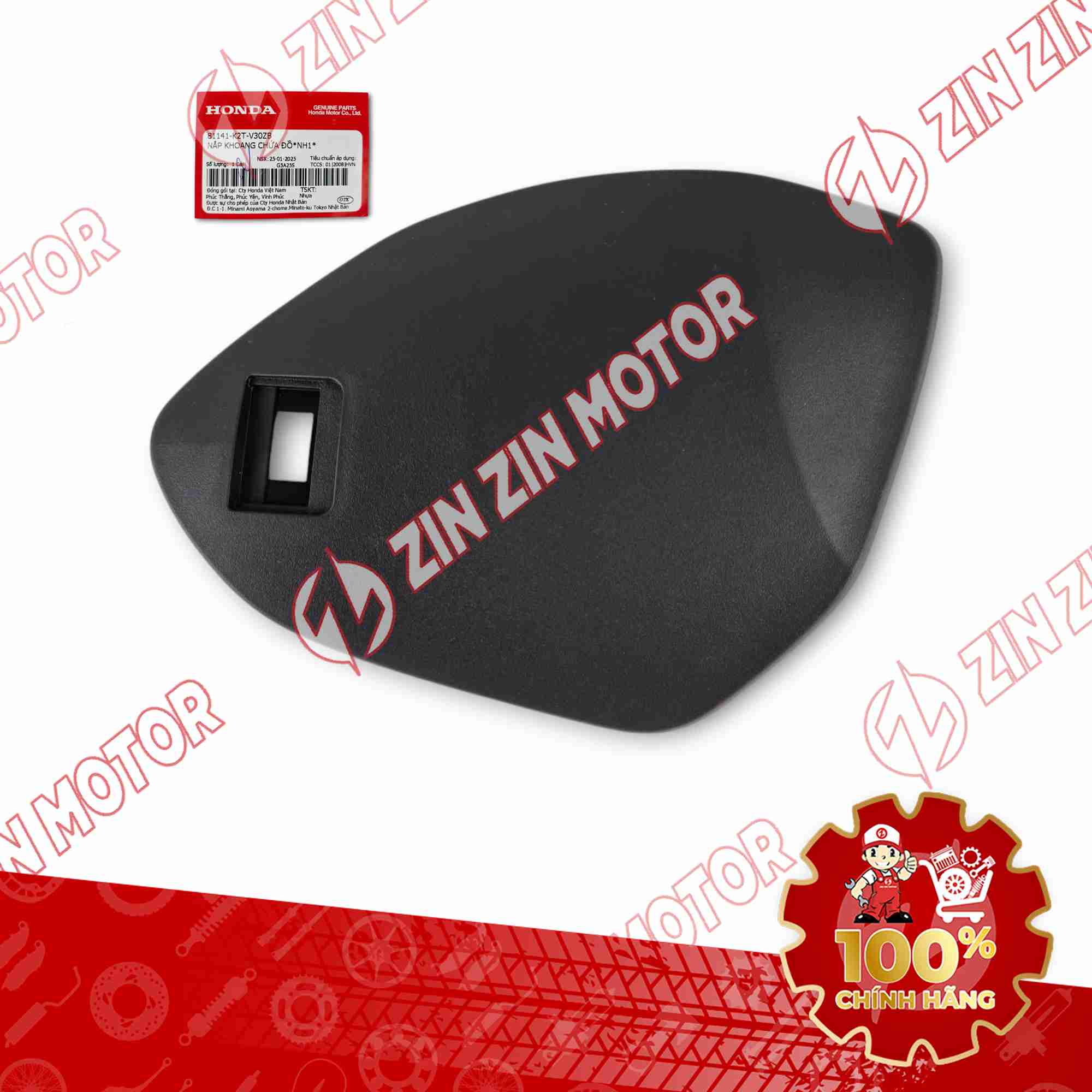 NHỰA NHÁM NẮP CỐP ĐỰNG ĐỒ TRƯỚC LEAD 125 2025 NẮP A 81141K2TV30ZB CHÍNH HÃNG