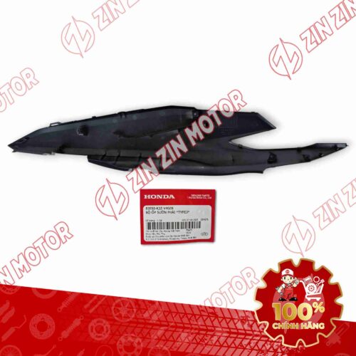Alternative view of ỐP SƯỜN SAU AIR BLADE (AB) 125/160 2025 2025 XANH XÁM NHÁM PHẢI 83550K2ZV40ZB CHÍNH HÃNG