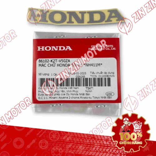TEM CHỮ HONDA CONG 80MM TRẮNG XE LEAD 125 2025 PHIÊN BẢN ĐẶC BIỆT CHÍNH HÃNG HONDA