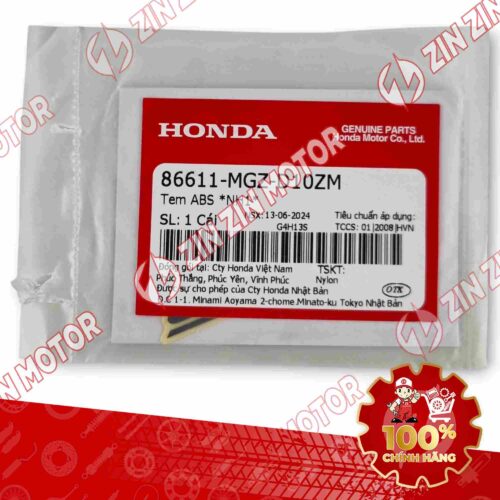 Alternative view of TEM ABS DÈ TRƯỚC AB 2022 2025 160 *NH1* 86611MGZD10ZM CHÍNH HÃNG