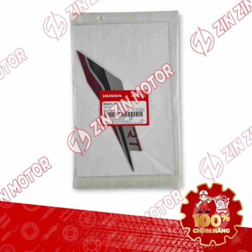 Alternative view of TEM YẾM XE AIR BLADE (AB) 125/160 2025 XÁM ĐỎ ĐEN (XÁM XI MĂNG) CHỮ SPORT PHẢI 86641K2ZV70ZA CHÍNH HÃNG