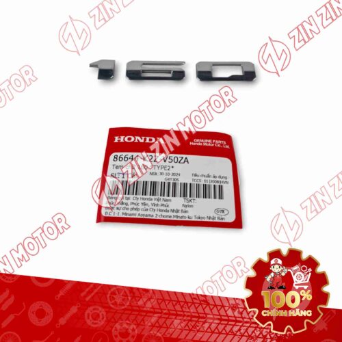 Alternative view of TEM SỐ 160 YẾM XE AIR BLADE (AB) 160 2025 TRẮNG NỀN BẠC 86644K2ZV50ZA CHÍNH HÃNG