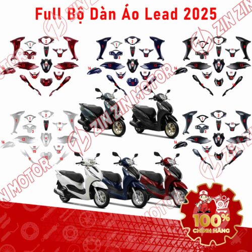 DÀN ÁO LEAD 2025 2026 (LEAD 125 4VAL) CHÍNH HÃNG