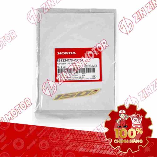Alternative view of TEM CHỮ 150i XE SH 150i 2017 2018 2019 TEM TYPE 2 86833K78V00ZA CHÍNH HÃNG