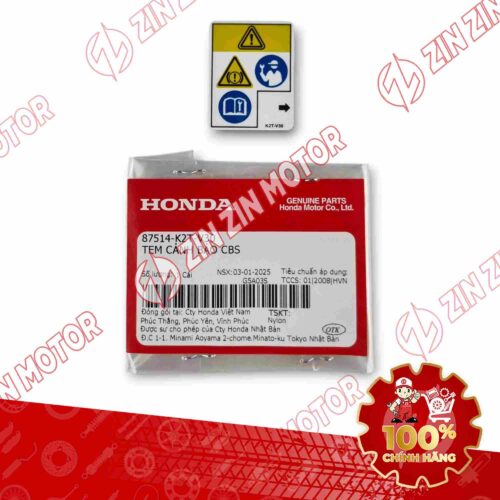 TEM CẢNH BÁO CBS LEAD 4VAL 125 2025 87514K2TV30 CHÍNH HÃNG