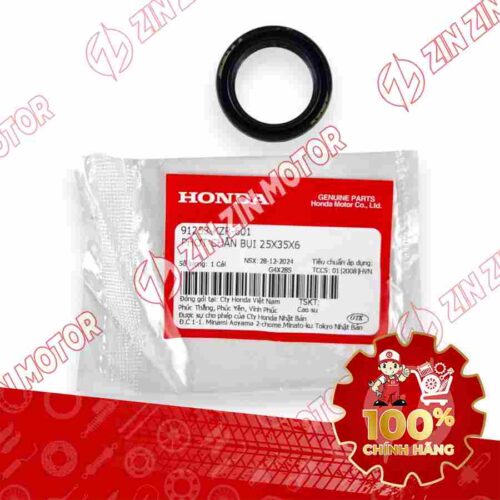 Alternative view of PHỐT CHẮN BỤI 25X35X6 SH 125i/150i 2017 2018 2019 , SH 125/160i 2026 91253KZR601 CHÍNH HÃNG