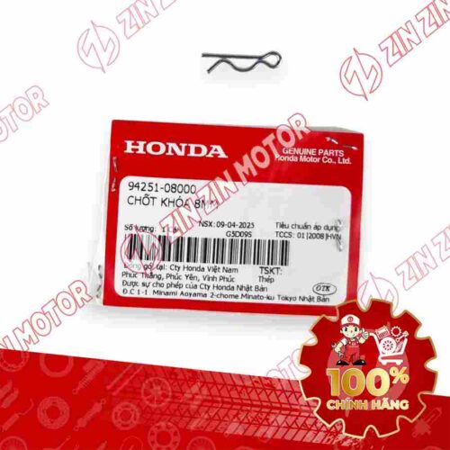 Alternative view of CHỐT KHÓA 8MM SH 125i/150i 2017 2018 2019 , SH 125/160i 2026 , AB 125/160 2026 9425108000 CHÍNH HÃNG