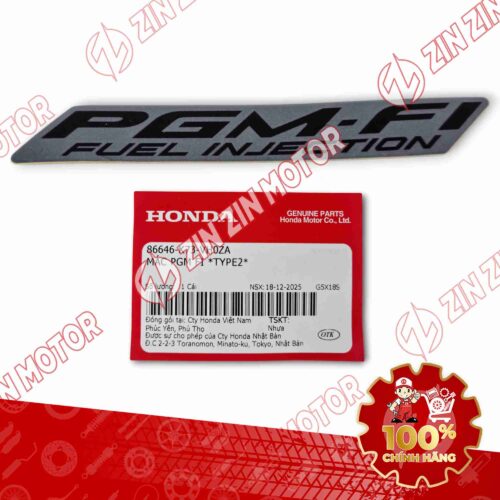 Alternative view of TEM PGM-FI FUTURE LED 125 2026 MÀU XE BẠC ĐEN XÁM 86646K73VH0ZA CHÍNH HÃNG