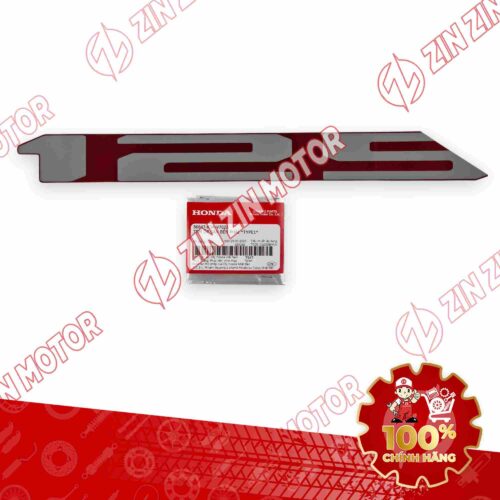 TEM CHỮ 125 ỐP LƯỜN GIỮA AIRBLADE (AB) 125 2025 BÊN PHẢI BẢN XÁM XI MĂNG 86647K3AV70ZA CHÍNH HÃNG