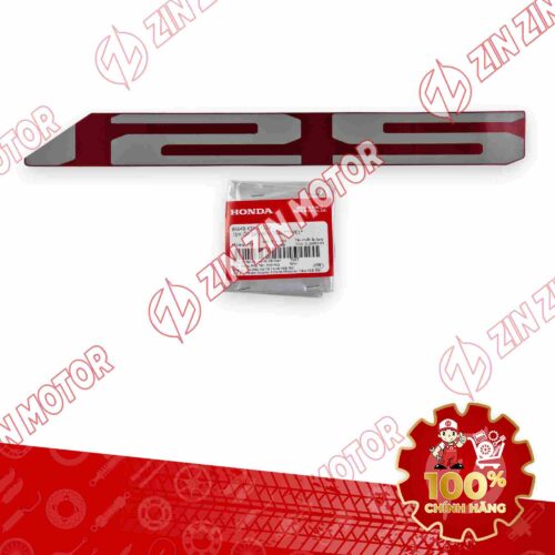 TEM CHỮ 125 ỐP LƯỜN GIỮA AIRBLADE (AB) 125 2025 BÊN TRÁI BẢN XÁM XI MĂNG 86648K3AV70ZA CHÍNH HÃNG
