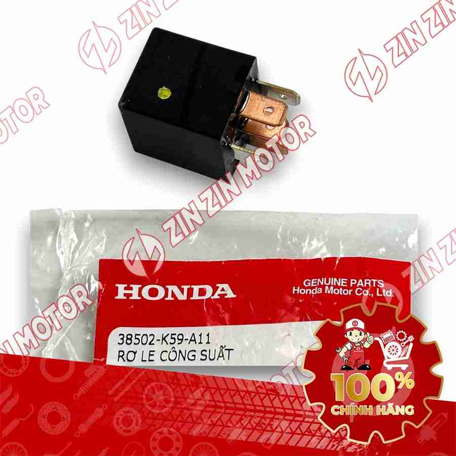 RỜ LE NGUỒN 5 CHÂN SỬ DỤNG CHUNG NHIỀU DÒNG XE HONDA 38502K59A11 CHÍNH HÃNG