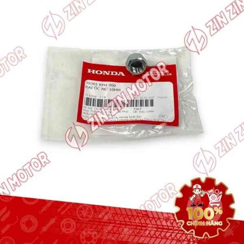 ĐAI ỐC CÓ MŨ 10MM DÙNG CHUNG CHO NHIỀU DÒNG XE HONDA 90301KPH900 CHÍNH HÃNG