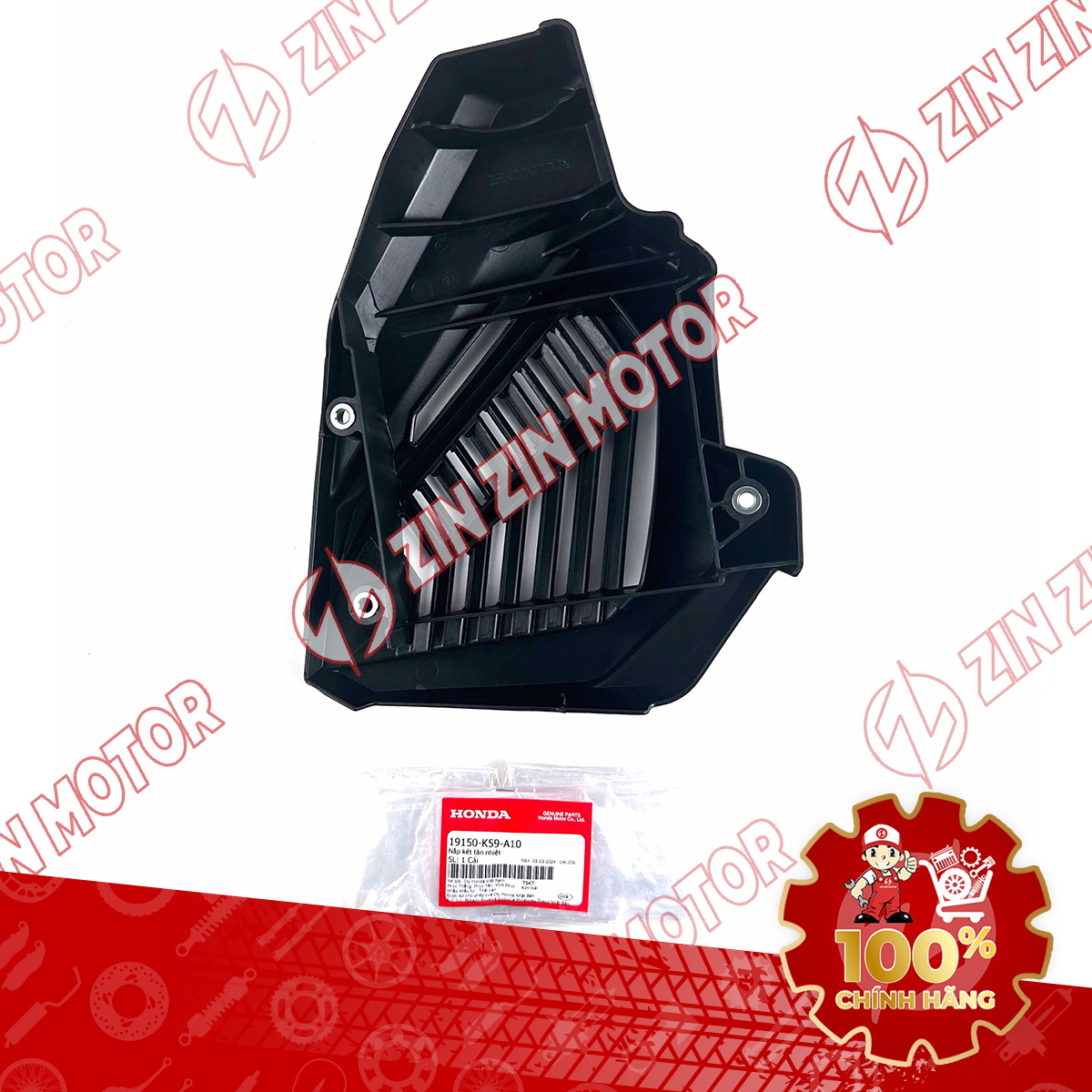 19150-K59-A10 NHỰA NHÁM ỐP KÉT NƯỚC VA17 VA18 VA125 K2V VN 112